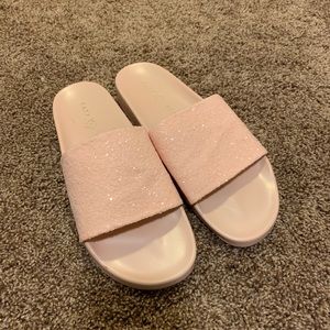 Katy Perry Pink Sparkle Slides